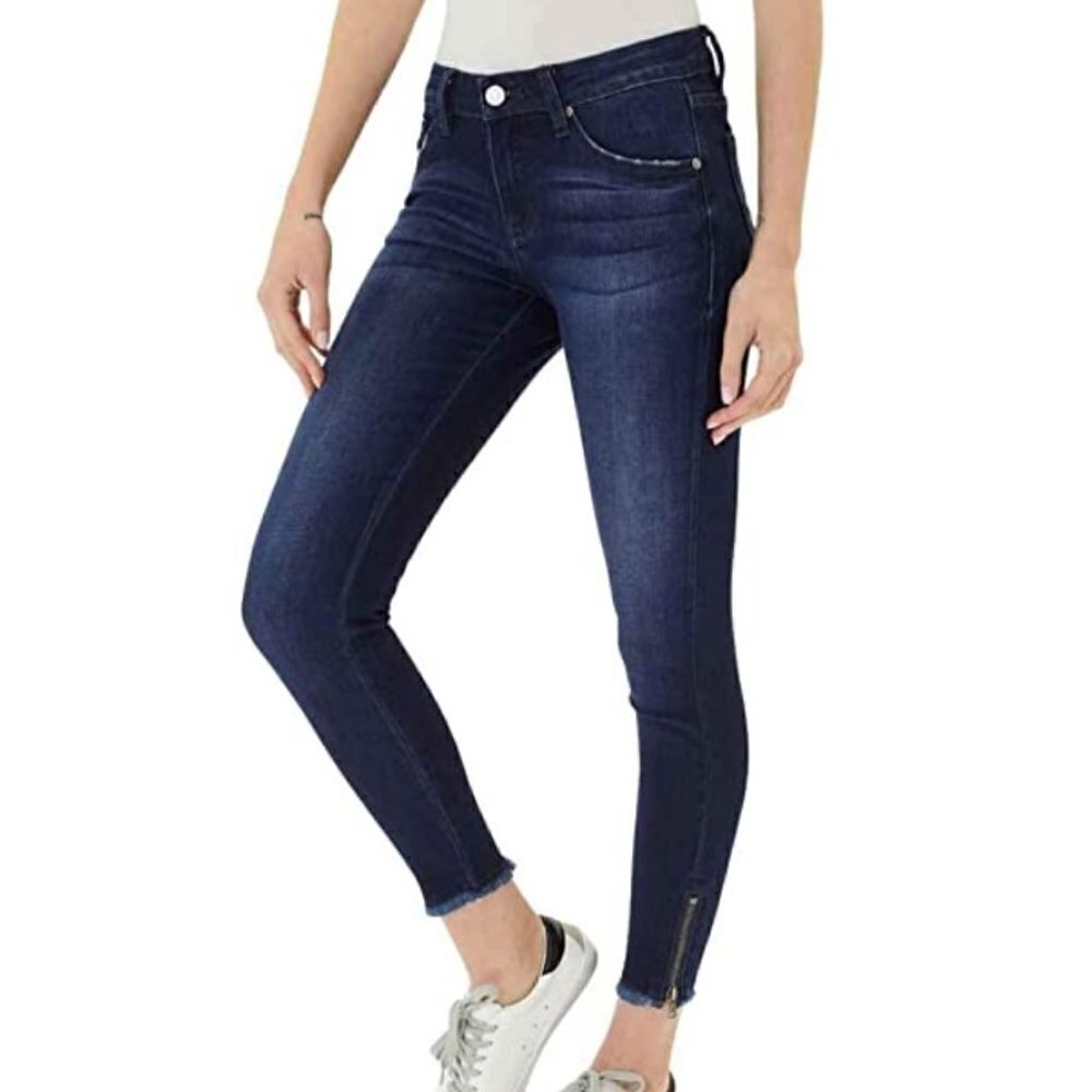 KANCAN Austyn Low Rise Ankle Skinny Jeans Size 24 Dark Wash